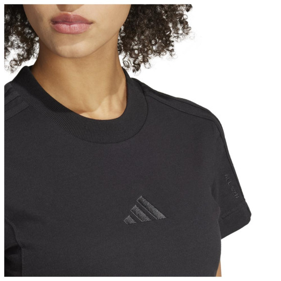 Adidas Γυναικεία κοντομάνικη μπλούζα All SZN Essentials 3-Stripes Tee
